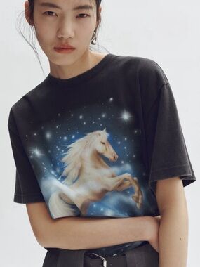 Stella McCartney H&M oversized graphic tee